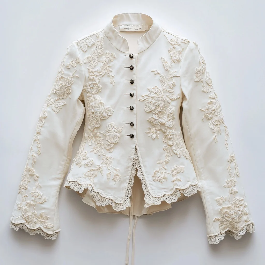 Original ivory embroidered jacket